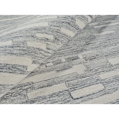Exquisite Rugs Carmel Handmade Hand-tufted New Zealand Wool on Canvas Natural Gray/Ivory Area Rug