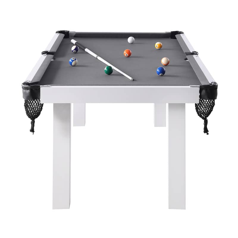 Eco-Pro Outdoor/Indoor Slate Pool Table with Pro Accessories 7ft