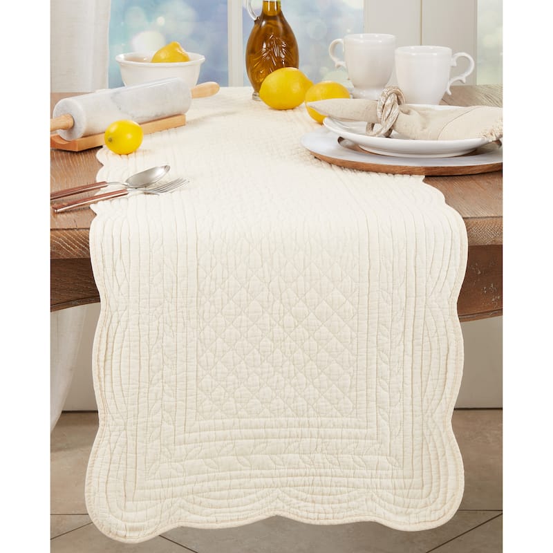 Elegant Quilted Table Runner - 16"x72"