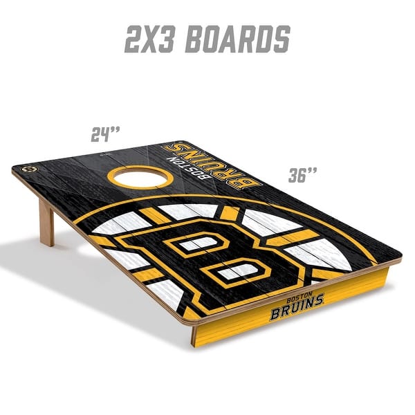 Boston Bruins NHL Tailgate Cornhole Board Set