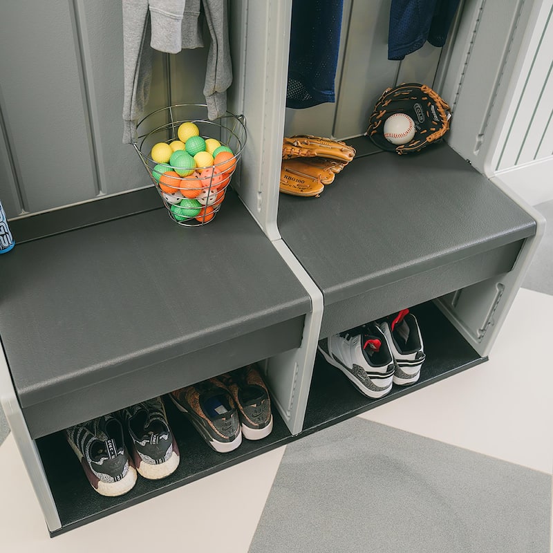 Lifetime Home and Garage Grey Plastic Storage Locker