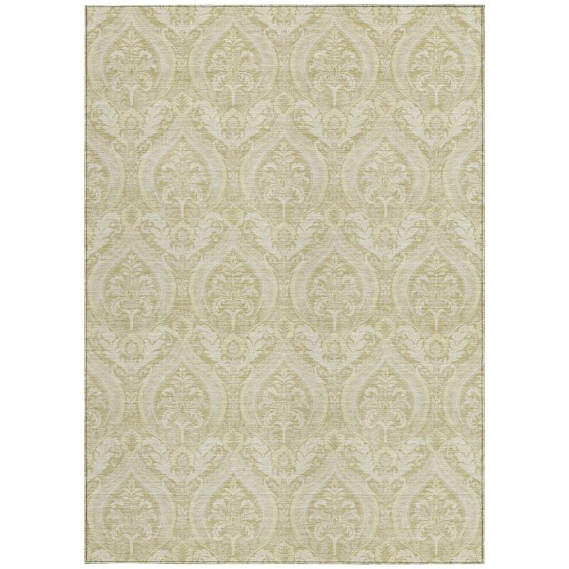 Almit Lush Floral Weather Resistant Versatile Elegance Outdoor Rug