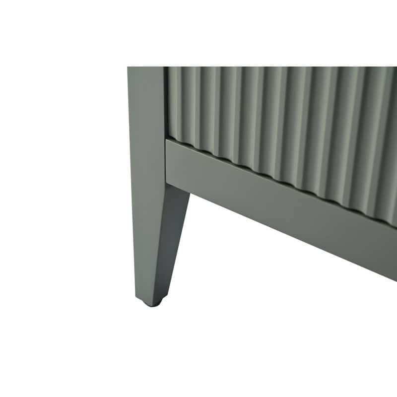 Vanity Art 20" Single Sink Bathroom Vanity Cabinet with Ceramic Top