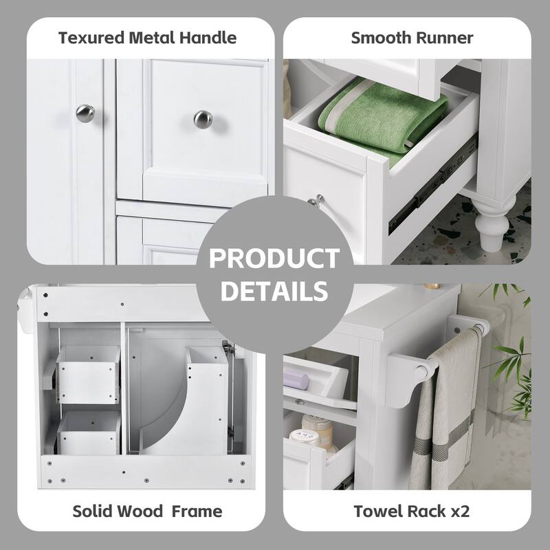 Single Sink Bathroom Vanity