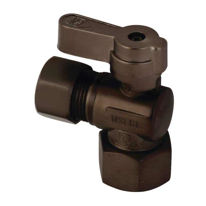 Kingston Brass Comp Angle Stop Valve - Oil Rubbed Bronze