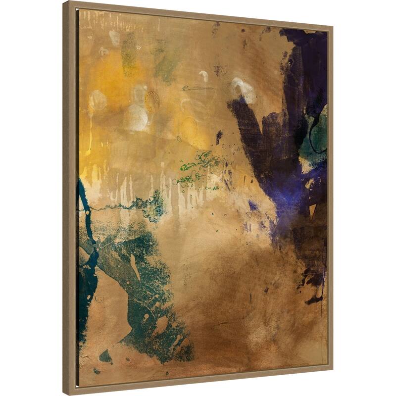 Amber Haze No. 1 by Sisa Jasper Framed Canvas Wall Art Print