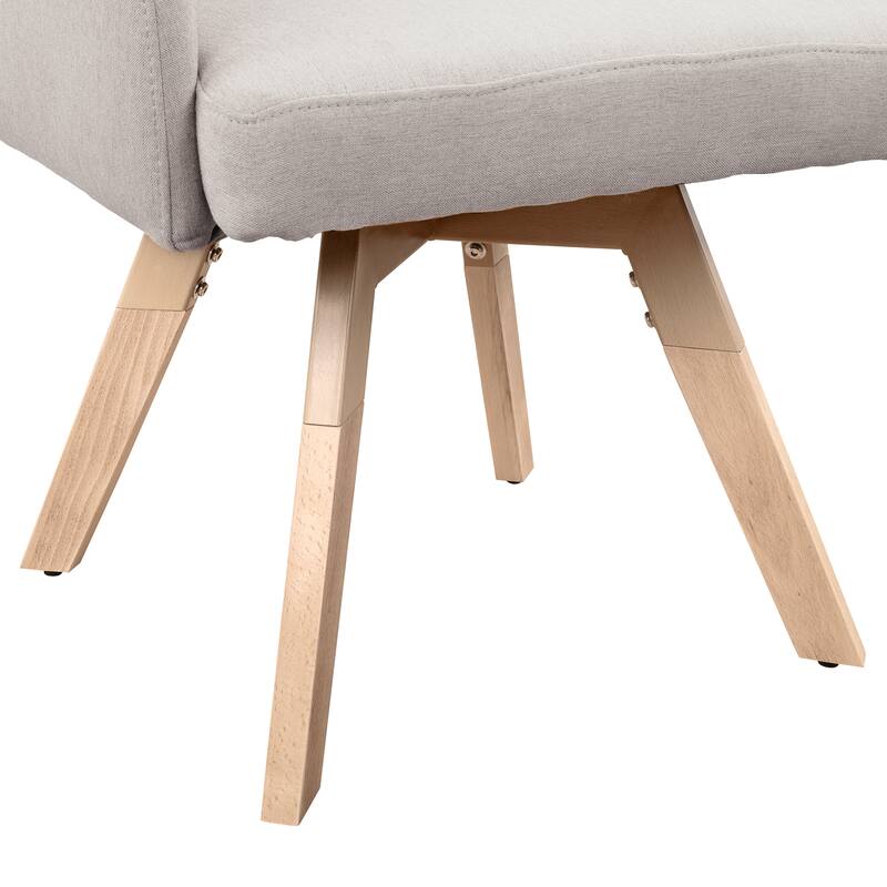 Art Leon Upholstered Dining Swivel Armchair with Tufted Back