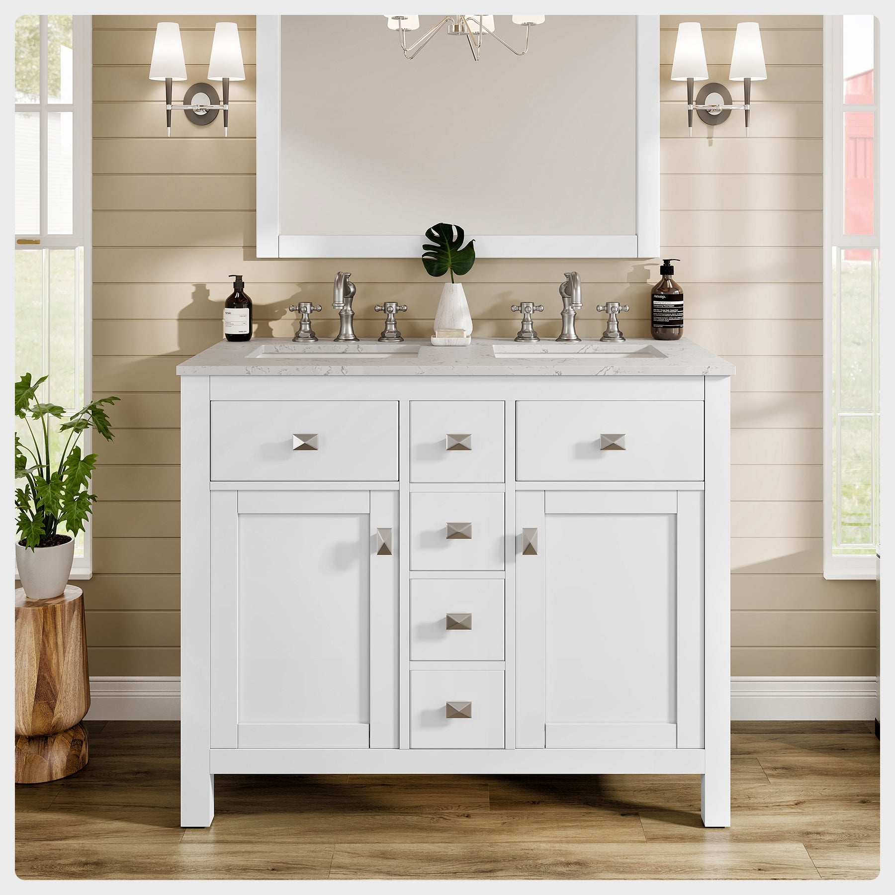 17 inch deep bathroom vanities discount