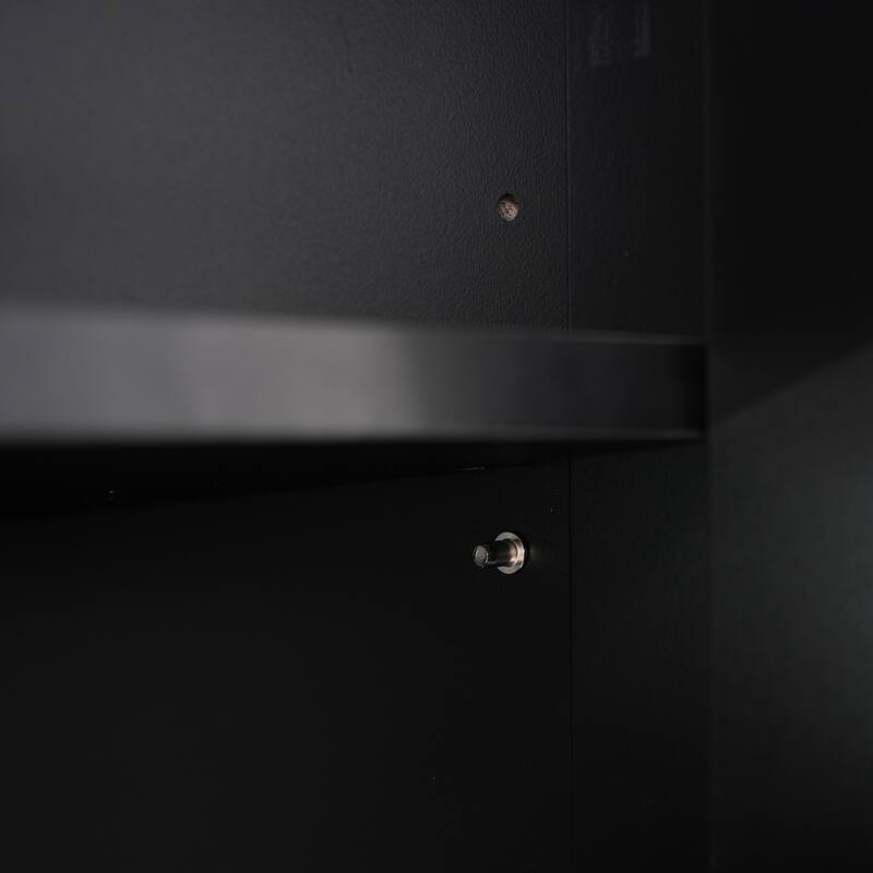 Roomfitters 70.1" Tall Freestanding Bathroom Cabinet with Glass Doors, 3 Drawers and Adjustable Shelves