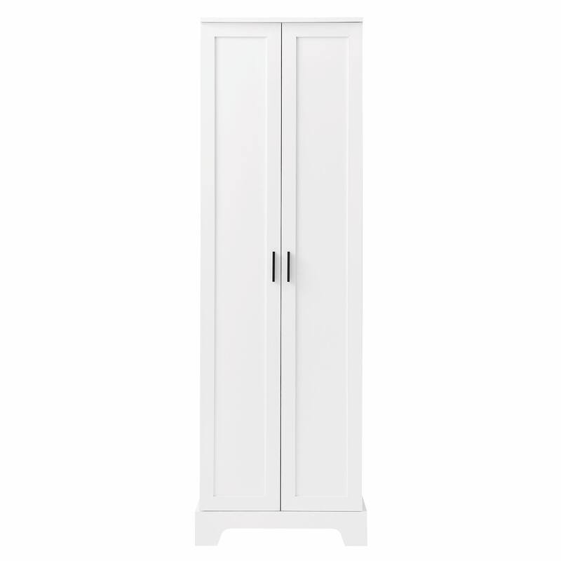Storage Cabinet with Two Doors and Adjustable Shelf