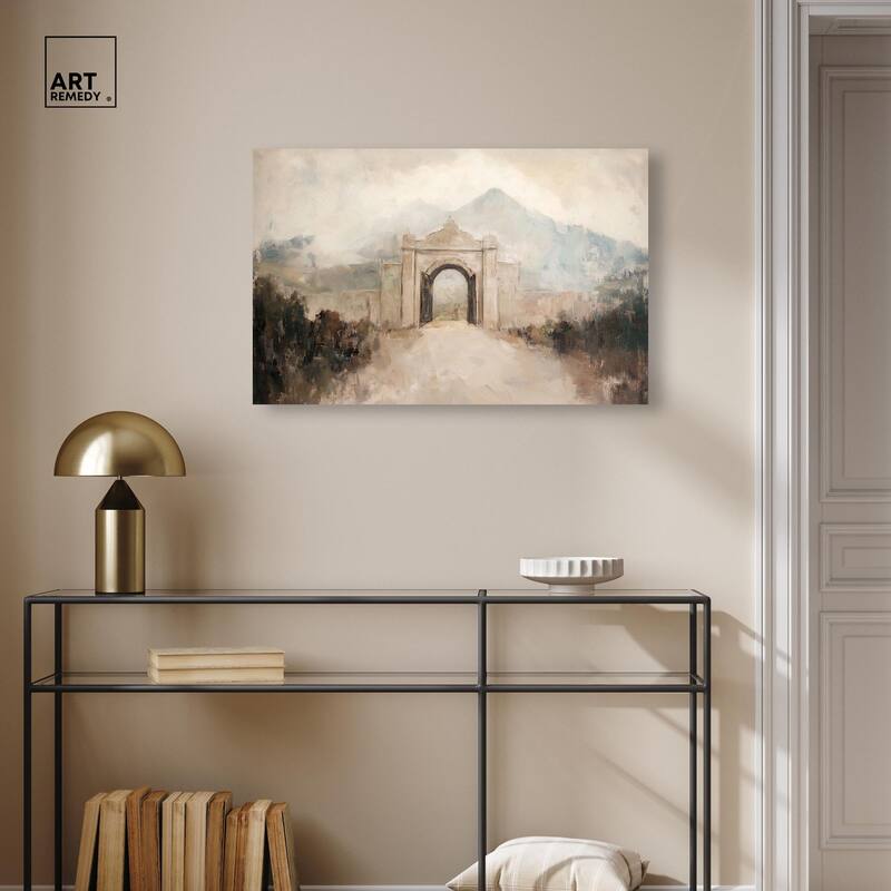 Stone Arch Canvas by Art Remedy, Gallery Wrapped