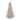Vickerman 4.5' Silver Tinsel Fir Artificial Christmas Tree, Warm White Dura-lit LED Lights
