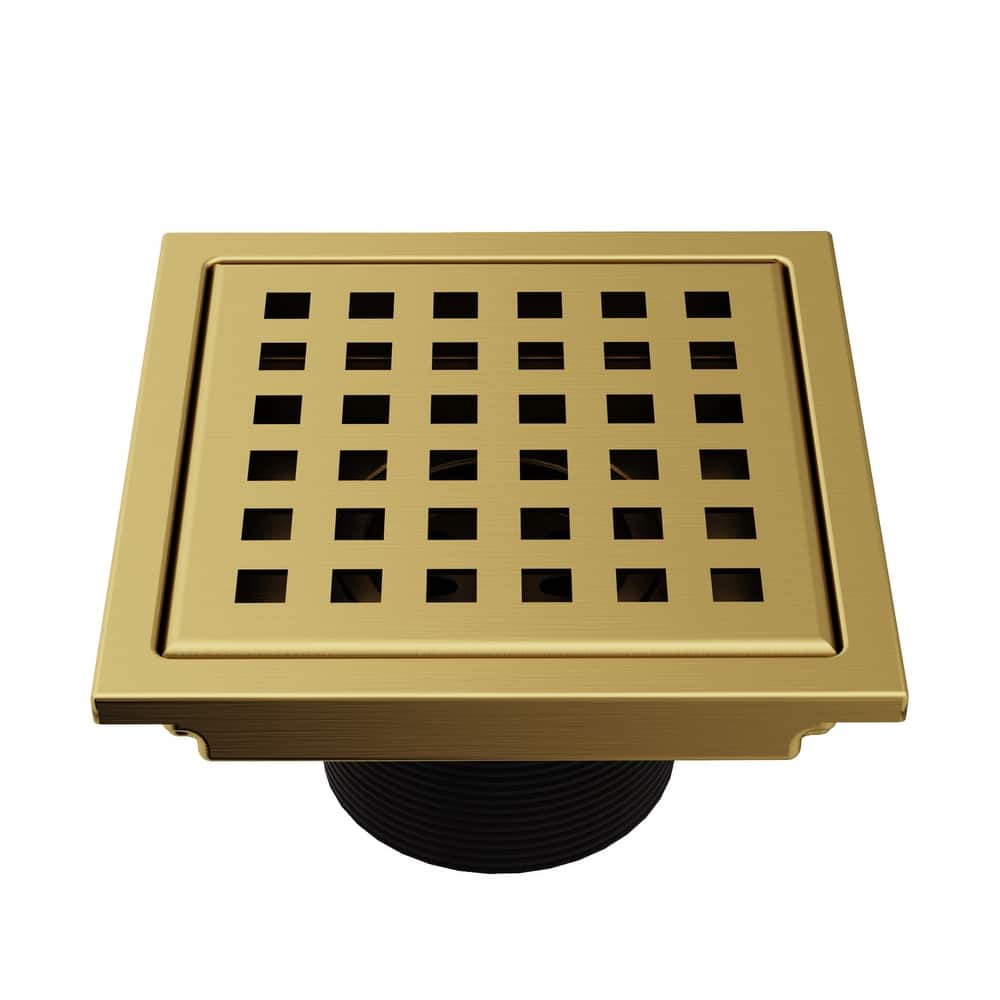 VIGO Elan 4" L Square Shower Drain