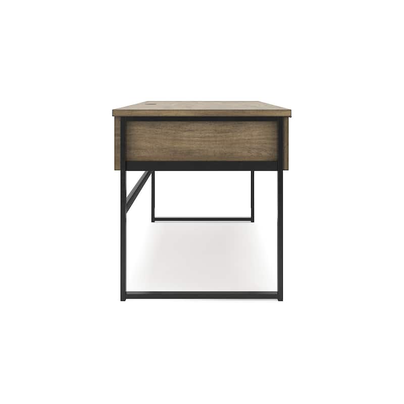 Signature Design by Ashley Montia Light Brown 67" Home Office Desk