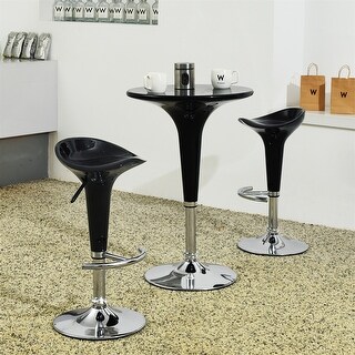 Adjustable Height Swivel Bar Stools, Set of 2, New