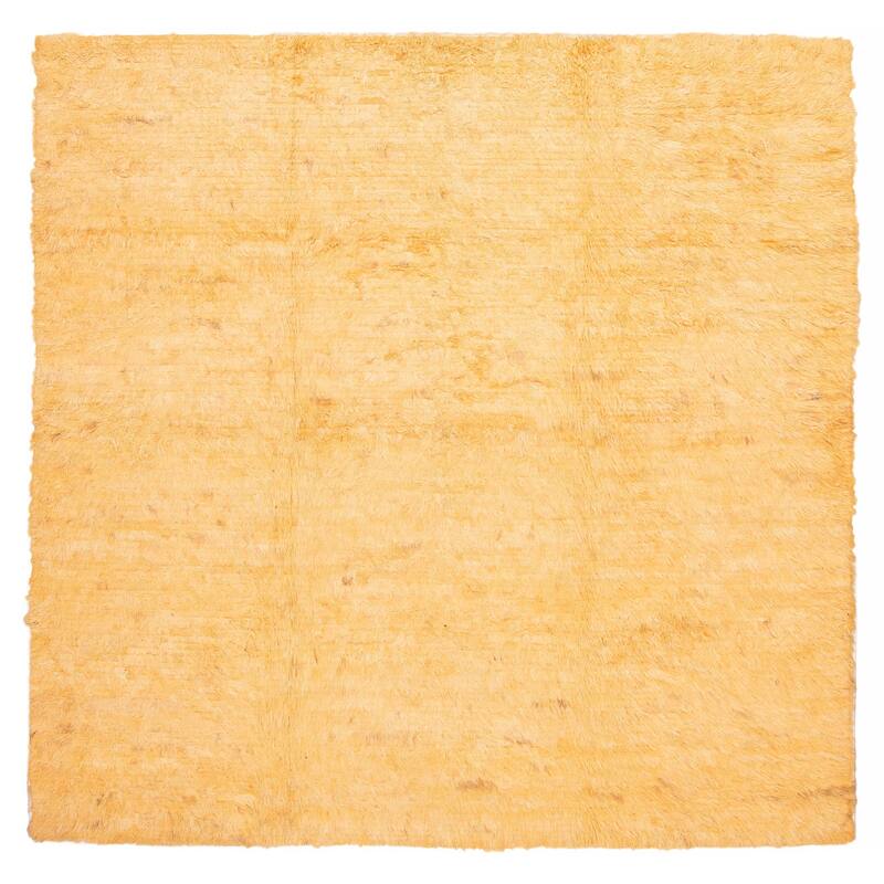 ECARPETGALLERY Hand-knotted Finest Peshawar Ziegler Orange Wool Rug - 10'0 x 10'0 - Light Orange - 10'0 x 10'0
