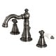 preview thumbnail 19 of 26, English Classic Widespread Bathroom Faucet Black Stainless