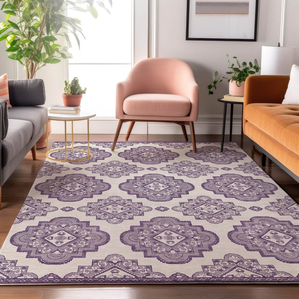 Premium Washable Super Soft Global Glam Mayfield Rug