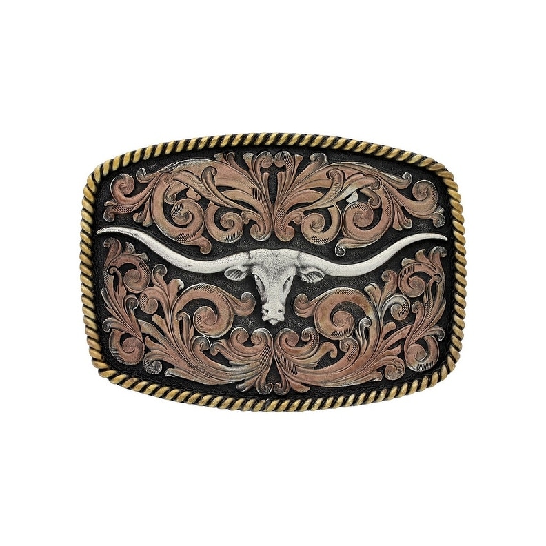 mens silver western belt buckles