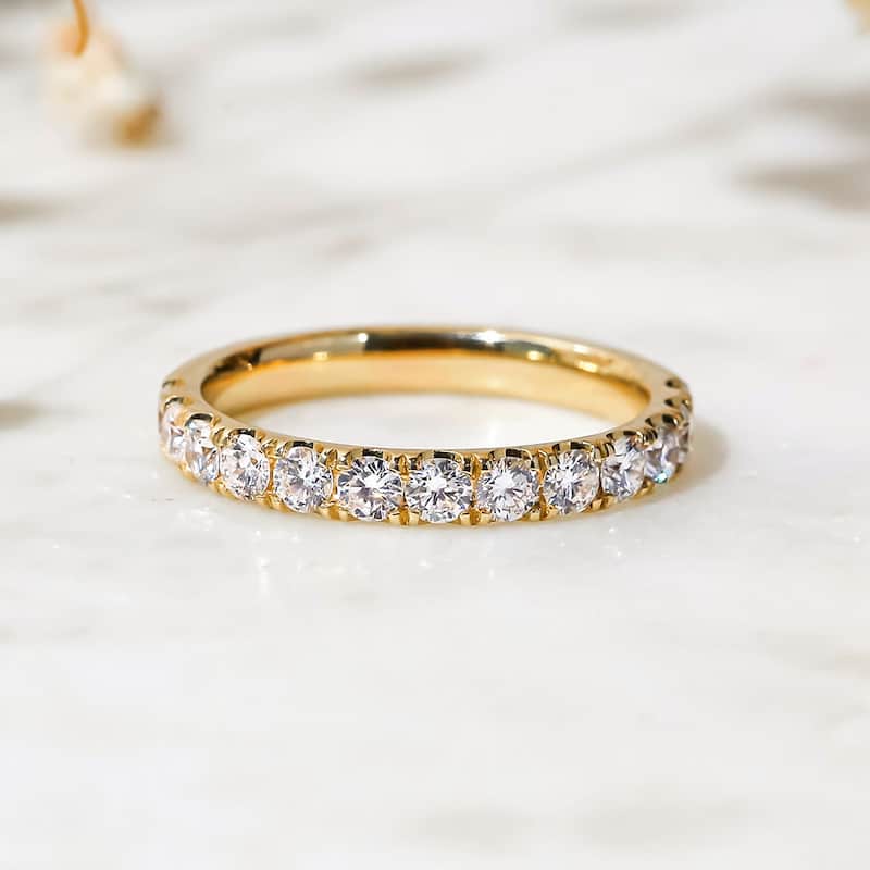 Kobelli 6.1 Carats Oval Lab Grown Diamond Certified 14k Solid Gold Drape Halo Jovie 3pc Bridal Set