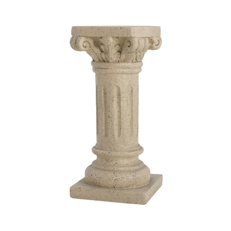 Christopher Knight Home - Alden Elegant and Durable Pedestal Column Plant Stand for Indoor and Outdoor Display - 26.25 Inch