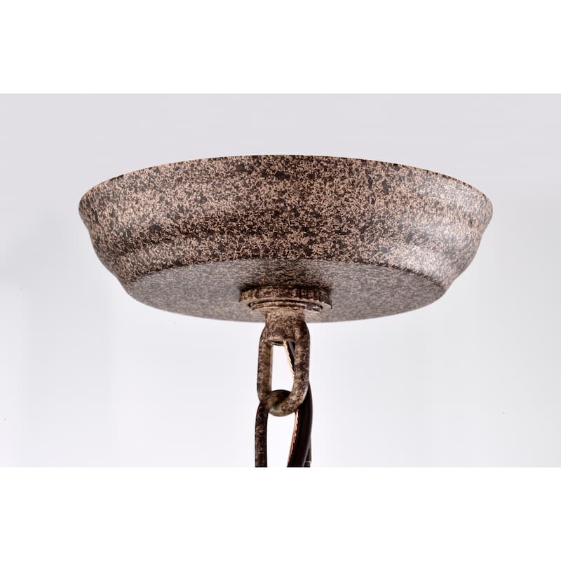 Zammy 13 Inch Farmhouse Rustic Water drop Pendant 3-Light