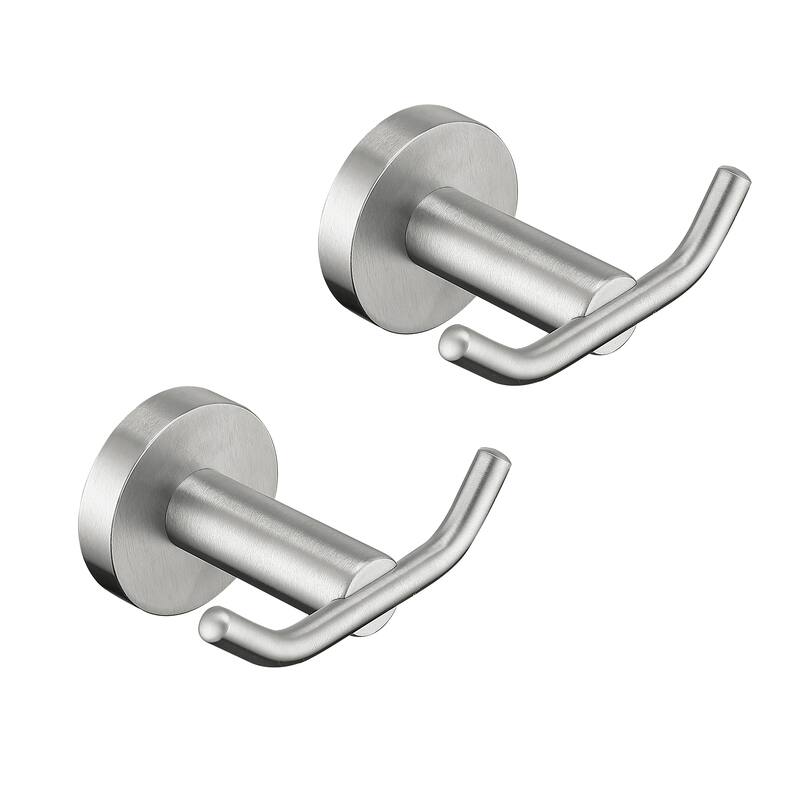 Wall Mounted Towel Hook Bathroom Robe Hook - Brushed Nickel