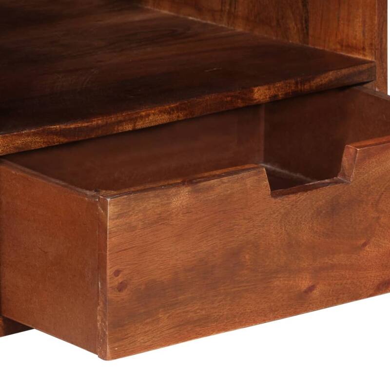 vidaXL TV Stand TV Unit Sideboard TV Console Media Unit Solid Acacia Wood