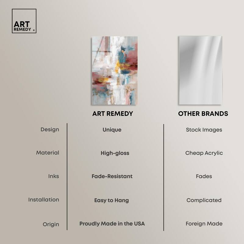 Warmth and cool III Acrylic by Art Remedy, Ready to Hang