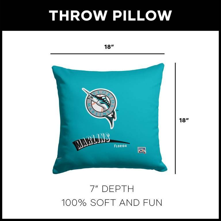 MLB CC Throwback 18 Inch Throw Pillow