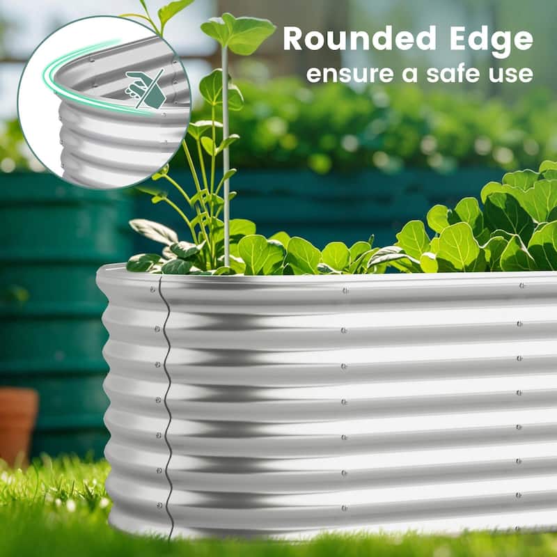 Costway 2 PCS Raised Garden Bed Kit Planter Raised Garden Boxes - See Details