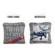 preview thumbnail 2 of 2, Air Mail Silver Dual Sided Cornhole Bags