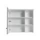 preview thumbnail 72 of 95, Modern Surface Mount Solid Wood Framed Medicine Cabinet With Mirror and Shelves