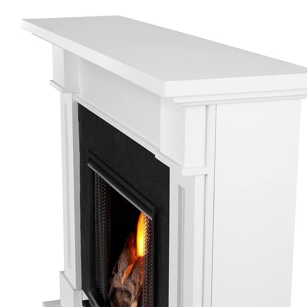 Shop Real Flame Kipling Ventless Gel Fuel Fireplace In White