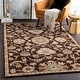 preview thumbnail 14 of 37, Hand-Tufted Wigton Floral Wool Area Rug 7'6" x 9'6" - Dark Brown - Rectangle
