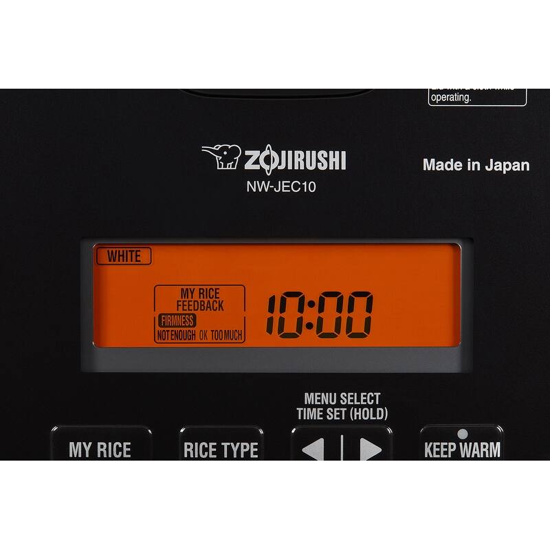Zojirushi Pressure Induction Heating Rice Cooker and Warmer 5.5 & 10 Cup Black