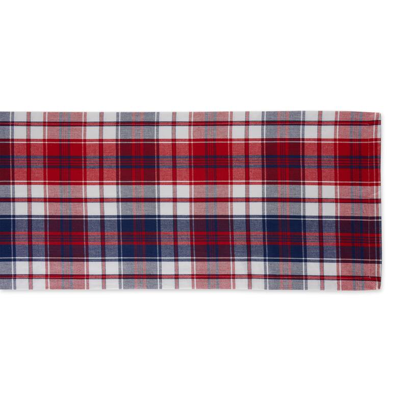DII Americana Plaid Table Runner