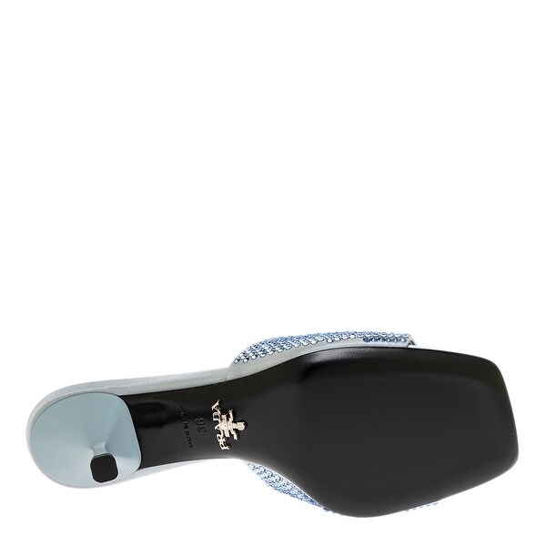 Prada Crystal Embellished Mules - Bed Bath & Beyond - 43005296