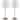 CO-Z Brushed Nickel Table Lamp with USB Set of 2