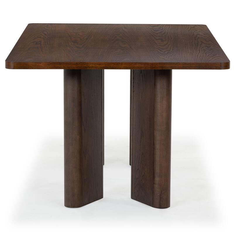 SAFAVIEH Couture Barnard Rectangle Wood Dining Table - 72"W x 42"D x 30"H