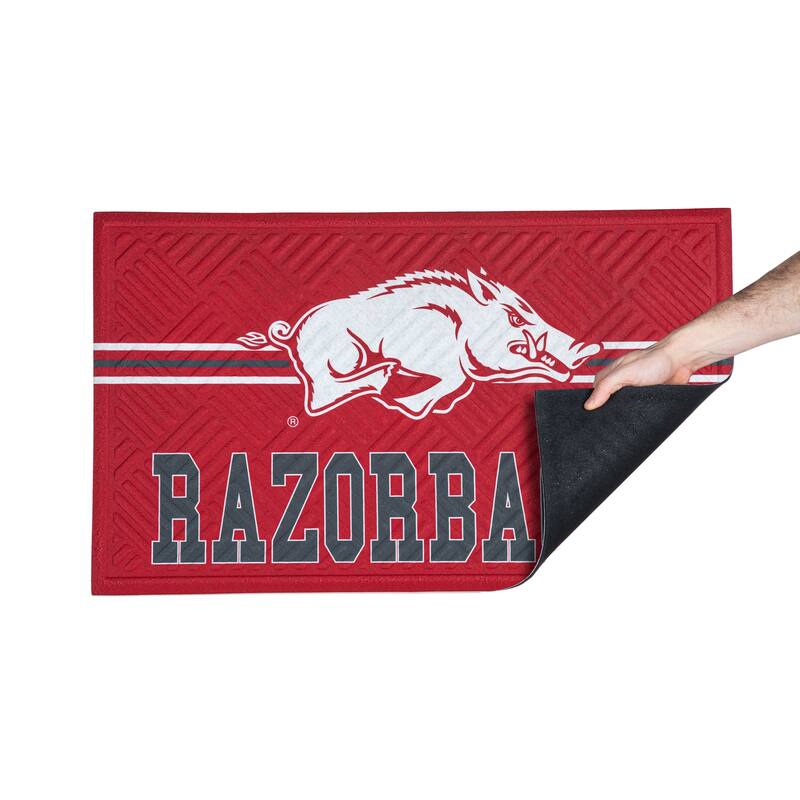30 in. x 18 in. Embossed Mat, Cross Hatch, University of Arkansas