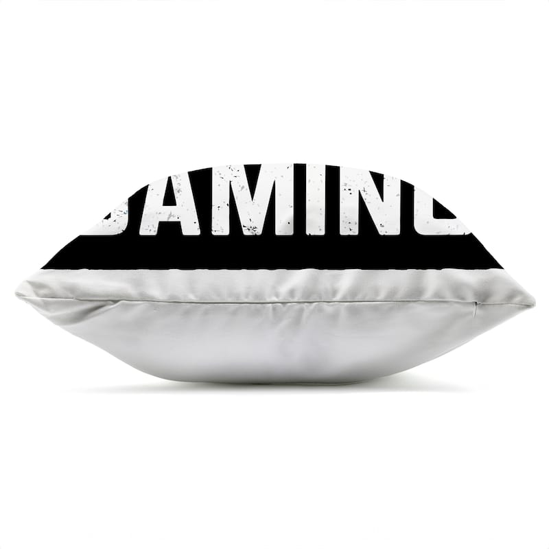 Stupell Can't Hear You Gaming Printed Outdoor Throw Pillow Design by Kim Allen