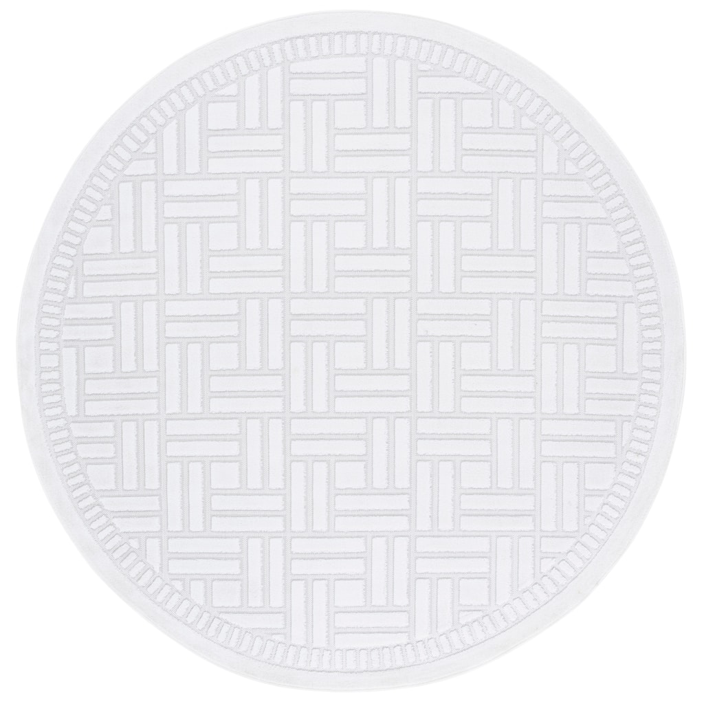 SAFAVIEH Stella Majken Transitional Indoor/Outdoor Washable Backyard Patio Rug - 6'7" Round