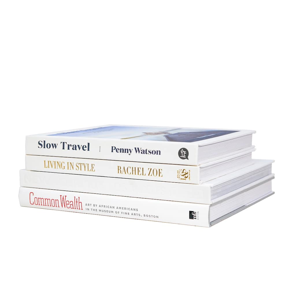 Books White Decorative Accessories: Snowfall ColorStak