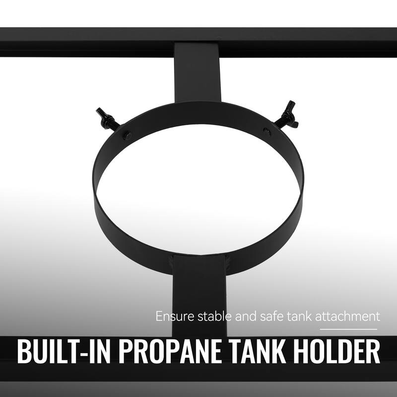 Royal Gourmet PFC100 Outdoor Propane Deep Fryer with Dual Tank