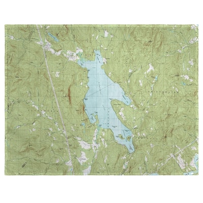 Newfound Lake, NH Nautical Map Place Mat Set of 4