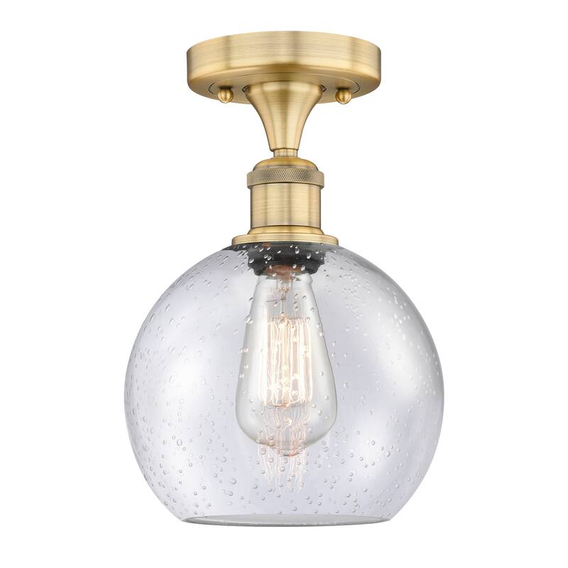 Innovations Lighting Edison Athens - 1 Light 8" Semi-Flush Mount