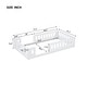preview thumbnail 3 of 24, Wood Twin Size Floor Bed Toddler Bed Cribs with Surrounded Fences and Small Opening, Curved Design Protects Baby Kids Safe