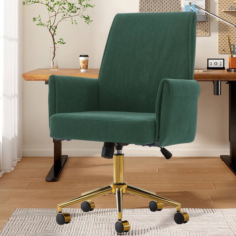 Mid-back liftable Office chair, Striped Fabric, ergonomically designed, The mid-back design provides a better sitting experience