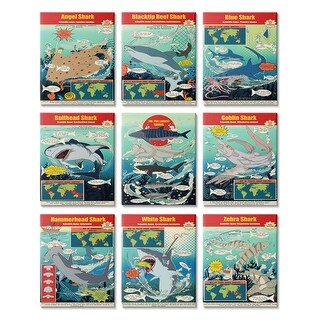 Shark Sea Predator Water Canvas Wall Picture Art Print L1041
